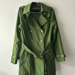 London Fog green trench coat size S